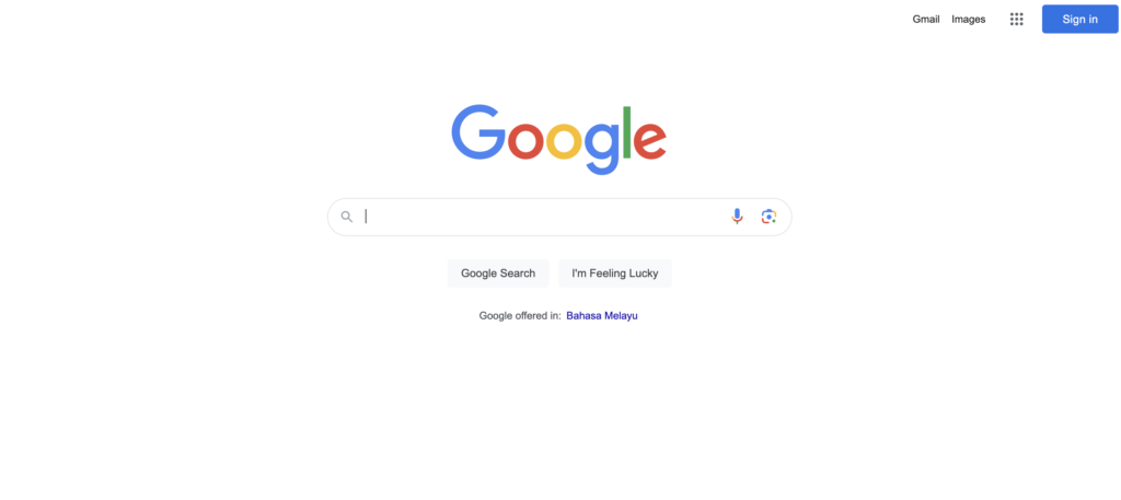 Google search